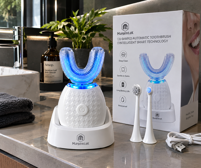 U-Shaped Ultrasonic Electric Toothbrush for Adults